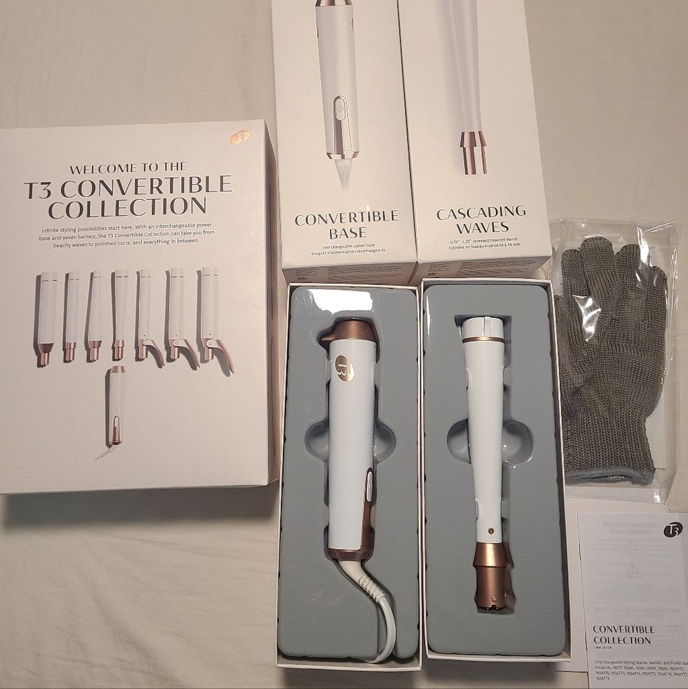 T3 Cascading Waves Wand and Convertible Base : Convertible Collection